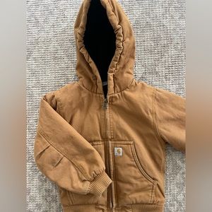 Carhartt Youth Flannel Quilt Lined Active Jac